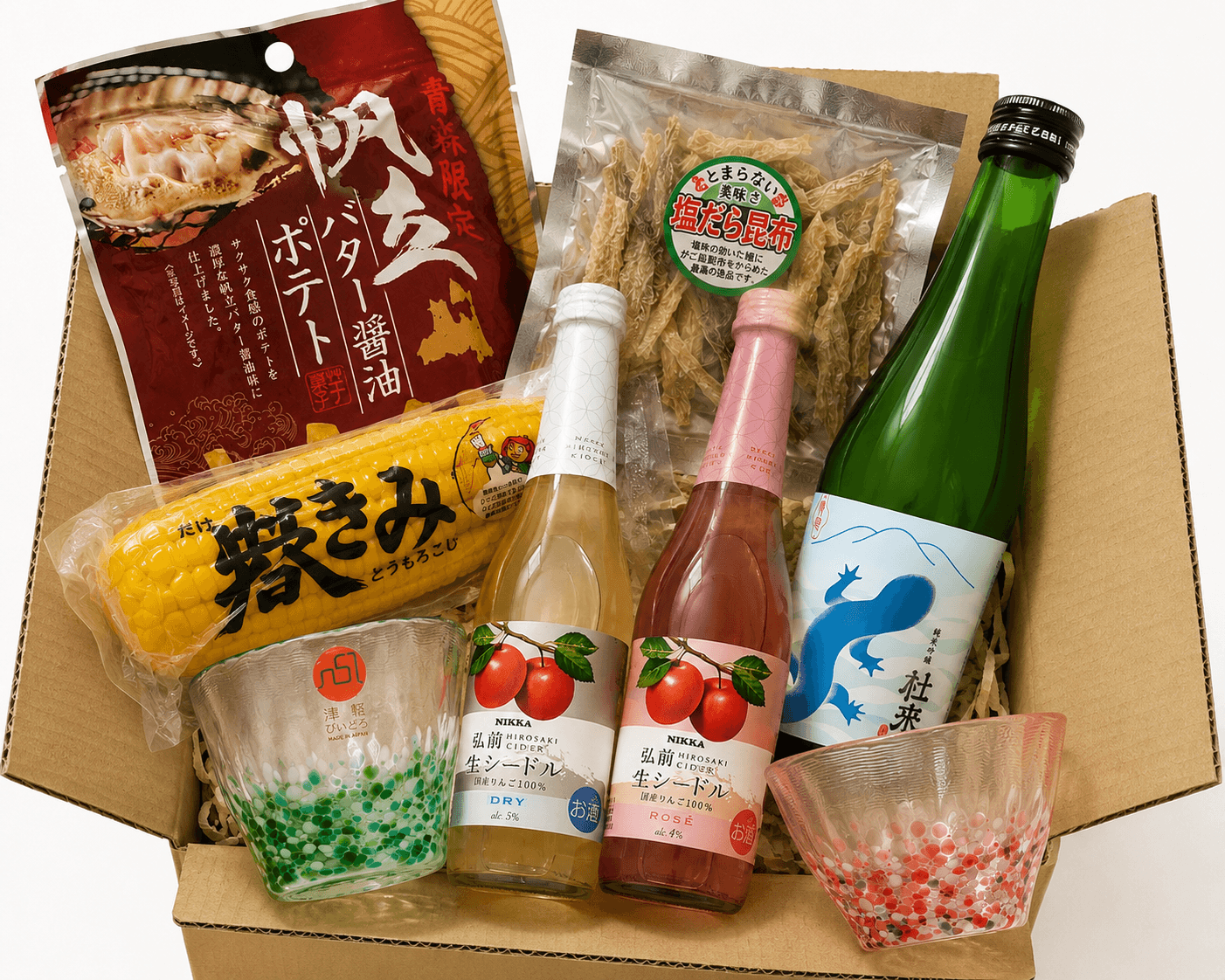 Hirosaki Sake & Snack Box